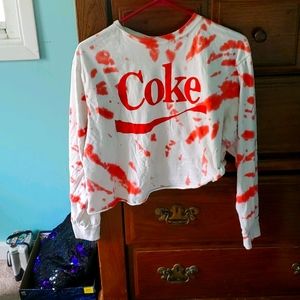 2 long sleeve crop tops.